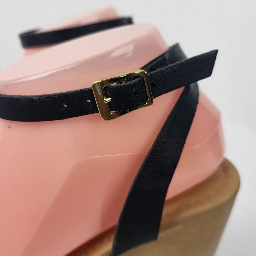 Steve Madden Welsh Black Womens Shoes Sandals